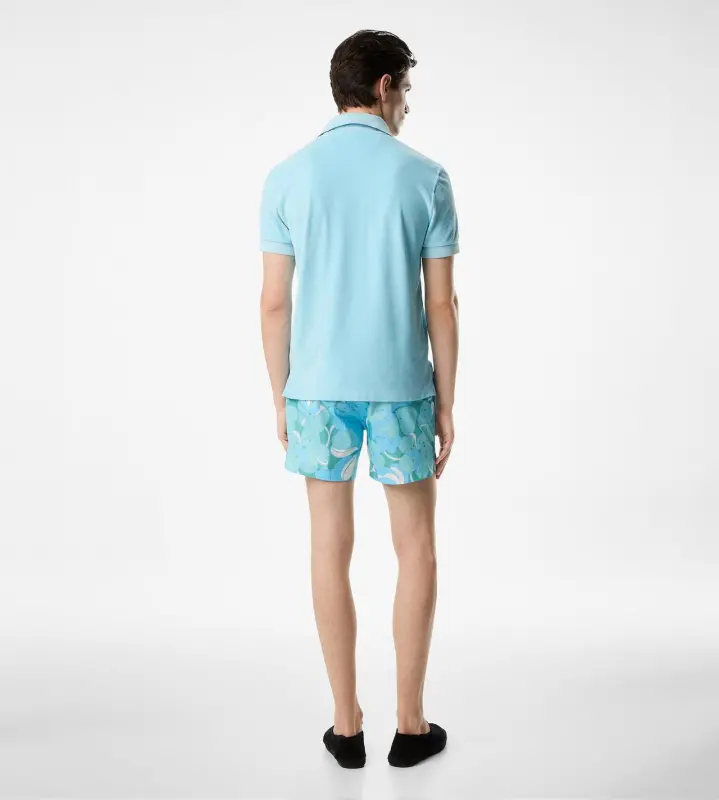 TOWELLING POLO SKY online